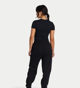 Pantalon de jogging pour femme de haute qualité, taille mi-haute élastique, coupe crayon, idéal pour l'entraînement en hiver - Product Image 3