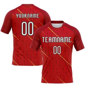 ชุดยูนิฟอร์มทีมวอลเลย์บอลสีแดงแชมป์เปี้ยนชิพ เสื้อเจอร์ซีย์โพลีเอสเตอร์พร้อมกางเกงขาสั้น ชุดเซ็ตพร้อมพิมพ์ชื่อผู้เล่นและโลโก้สโมสรตามสั่ง - Product Image 2