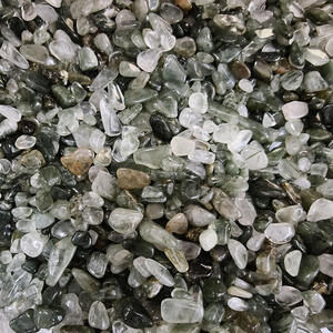 Cuarzo rutilado natural al por mayor, chips de cuarzo rutilado verde de alta calidad para decoración del hogar y la oficina - Product Image 4