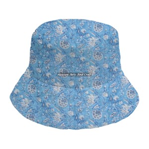 Sombrero de pescador de algodón con estampado a mano, estilo hip hop, moderno, para mujer, QBH007 - Product Image 5