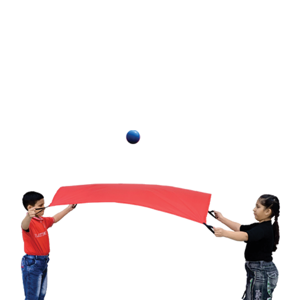 Parachute en nylon pour deux personnes - Réglable et léger pour le travail d'équipe et le développement des compétences de communication - Product Image 6