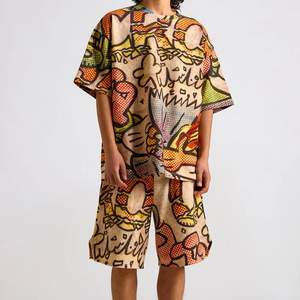 Ensembles T-shirt et Short en Polyester à Impression Numérique par Sublimation pour Vente en Gros – Tenue Décontractée d'Été - Product Image 5