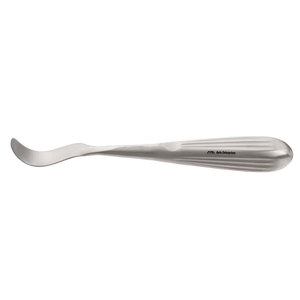 Élévateur périostal manuel de haute qualité pour instruments chirurgicaux dentaires, à pointe fortement incurvée de 14,5 mm, robuste et à lame émoussée - Product Image 1