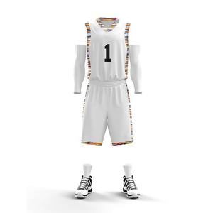 Meilleur design d'uniformes de basketball personnalisés pour hommes, respirants, à manches courtes, séchage rapide, ensemble de sublimation, grandes tailles, prix de gros abordable - Product Image 1
