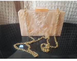 Resin Stone Clutch Purse Women Sling Bag Bridal Handbags Eco-Friendly Model India Handmade MULTI CRAFT - Product Image 2