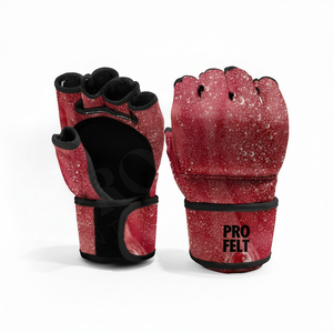 Gants de sport en cuir véritable respirants à demi-doigts avec fermeture Velcro, design personnalisé de haute qualité pour l'entraînement et le sparring - Product Image 5