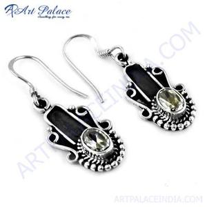 วัสดุคริสตัลต่างหู CZ ดีไซเนอร์ชาติพันธุ์อินเดีย - Product Image 1