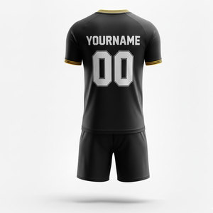 Soccer Jersey Uniform Set Custom Team Kit Breathable Quick Dry Fabric Professional Match Training Sportswear - Product Image 2