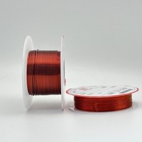 Alambre de Cobre Esmaltado Sin Oxígeno AWG 0.35mm/0.0138 pulgadas Clase F 155C con Recubrimiento de Esmalte Uniforme para Electrodomésticos