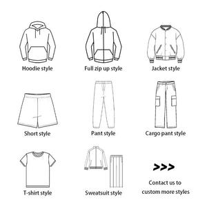 Sweat-shirts à capuche zippés en molleton mélangé de coton, poids lourd, avec effets délavés au soleil et poignets et ourlets côtelés - Product Image 6