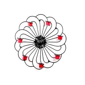 Candelabro de Pared Decorativo de Hierro, Portavelas Votivo, Soporte de Pared para Velas, para Sala de Estar, Dormitorio, Pasillo, Decoración Festiva para el Hogar - Product Image 1