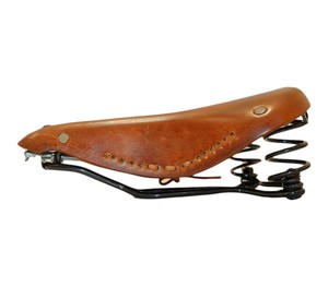 Asiento de Bicicleta de Cuero Hecho a Mano, Diseño Ancho para Máxima Comodidad, Amortiguador Suave y Resistente a Impactos para Montaña y Carretera - Product Image 3