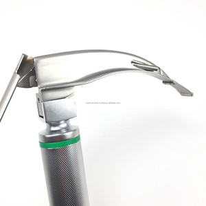 Surgical McCoy Laryngoscope Set with 4 Blades & Medium Handle <b>Electric</b> Reusable CE ISO OEM ODM Airway Management <b>Instruments</b> Kit - Product Image 5