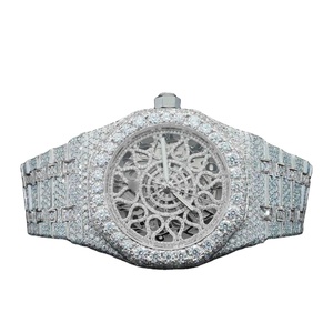 Hot Sale Unisex Mechanical Moissanite <b>Watch</b> 316L Stainless Steel Sapphire Glass Business Style Blue Face Analog ETA Movement - Product Image 6