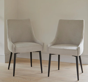 Juego de Comedor Moderno Per Se de Madera de Teca Sólida con Sillas Tapizadas en Tela, Muebles de Comedor Contemporáneos de Lujo - Product Image 2