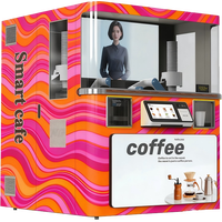 Máquina de Café Robótica para Bebidas Calientes y Frías, Robot para Preparar Café para Negocios