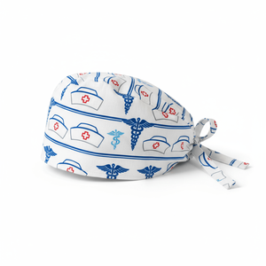 Gorro Quirúrgico Personalizado con Logotipo, Ajustable, de Algodón Puro, para Spa, Salón de Belleza, Veterinaria, Hospital - Product Image 4