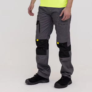High Quality Men Cargo Work Trousers Customizable Heavy Duty Workwear Safety Work <b>Pants</b> With Holster & Knee <b>Pad</b> Pockets - Product Image 2