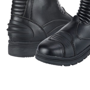 Botas de Motociclismo Duraderas y Cómodas, de Cuero Genuino, Unisex, para Carreras, Transpirables, con Diseño Asistido por Poliéster - Product Image 5