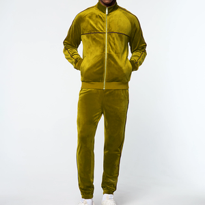 Survêtement en velours prêt à la vente pour hommes, personnalisable avec marque privée, vente en gros, vêtements de sport d'hiver - Product Image 2