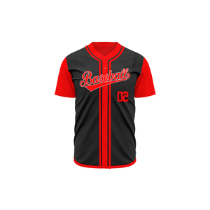 Camiseta de béisbol sublimada personalizada, diseño personalizado con estampado completo, uniforme de equipo con nombre y número personalizados - Product Image 1