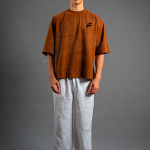 เสื้อยืดทรงบ็อกซี่ใส่สบาย น้ำหนักเบา คุณภาพเยี่ยม ไซส์ใหญ่พิเศษสำหรับผู้ชาย มีสินค้าใหม่พร้อมจำหน่ายออนไลน์ - Product Image 3
