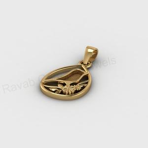 Pendentif Breloque en Argent Massif 925 de Haute Qualité, Motif Robin, 20x15mm, avec Monture Vierge pour Lait Maternel, Résine DIY, pour Création de Bijoux Souvenirs - Product Image 6