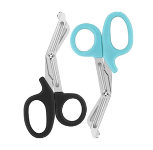 Tijeras para vendajes de 5.5 pulgadas de acero inoxidable, perfectas para cirugías, cuidado médico y uso doméstico, color rojo, instrumentos médicos de enfermería - Product Image 3