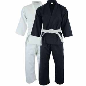 Kimono de karaté personnalisé en polyester/coton, durable, à séchage rapide, pour hommes adultes, léger, extensible, arts martiaux, ceintures incluses - Product Image 6