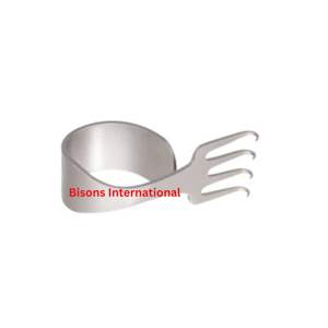 BISONS Venta al por Mayor Gancho Retractor Freeman Mini Rake de Acero Inoxidable para Cirugía Plástica, Instrumento Quirúrgico Manual con Certificación CE - Product Image 3