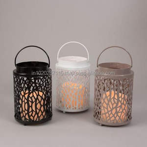Beautiful <b>long</b> <b>lasting</b> iron metal votive holder with exquisite detailing for traditional decor theme and celebrations - Product Image 4