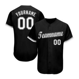 Camiseta de Béisbol Sublimada Personalizada al por Mayor de Fábrica OEM para Adultos, Transpirable, Ligera, con Cuello en V, Uniforme de Béisbol, Jersey de Softbol - Product Image 3
