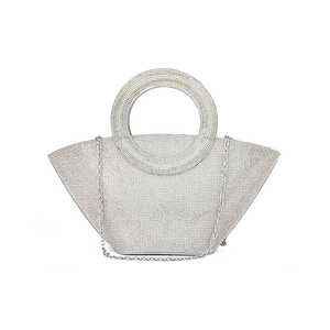 AB Silver Fancy Sac de soirée P24324 Sac à main élégant pour occasions spéciales - Product Image 3