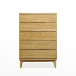 Cómoda Alta Minimalista de Madera Maciza, Fabricante OEM/ODM de Vietnam - Product Image 1