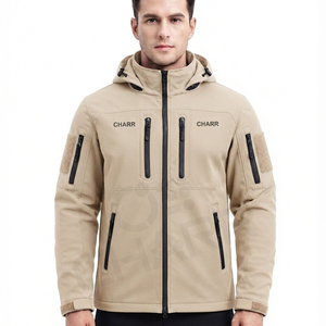 Custom High-quality <b>Waterproof</b> Hiking Jacket, Softshell, <b>Warm</b>, Hooded, Winter Windproof Outdoor Jacket - Product Image 5