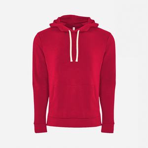 เสื้อฮู้ดผู้ชายซานตาครูซสีแดงใส่ได้ทั้งชายและหญิงเสื้อกันหนาวผ้าฟลีซผ้าคอตตอน20% 80% ผ้าโพลีเอสเตอร์เสื้อมีฮู้ดสำหรับผู้ชายกำหนดเองได้ - Product Image 3