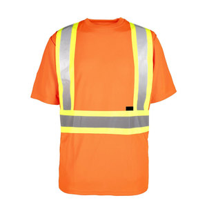 Camisetas de seguridad para hombre, ropa de seguridad con cinta reflectante para trabajos en carretera y trabajo al aire libre. - Product Image 1
