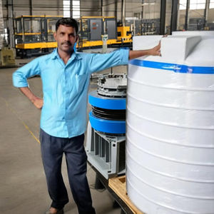 Máquina de moldeo rotacional de plástico de alta calidad al mejor precio en la India fabricada por tipo de venta de reclamo para tanques sépticos - Product Image 6