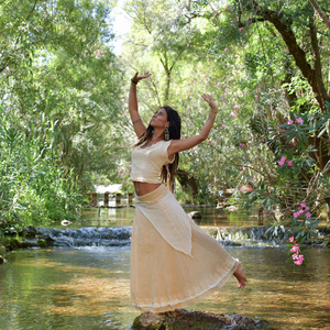 Lace Up <b>Back</b> Boho Cotton Crop Top Fairy Festival Top Lightweight Summer Clothing for Summer Outfits and Festival Wear - Product Image 2