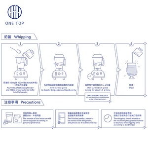 Poudre à fouetter à saveur de fromage (poudre de mousse de lait, ingrédient de thé à bulles, poudre de thé à bulles) - Product Image 5