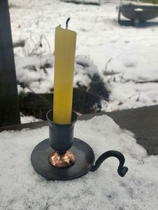 <b>Silver</b> <b>Candlestick</b> Holder Round Base Durable Home Decoration Metal Candle Holder - Product Image 5