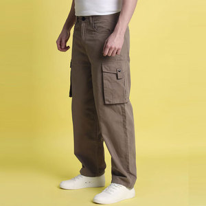 Pantalons larges et amples pour hommes avec un confort urbain, coupe décontractée, pantalons cargo amples pour hommes pour tous les jours - Product Image 2