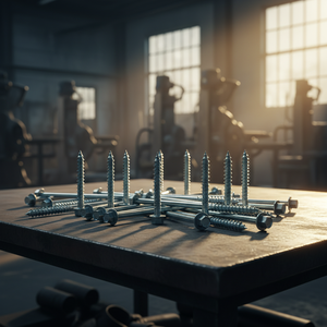 Tornillos de Cabeza Hexagonal de Acero al Carbono Galvanizado en Zinc Clase 4.8 y 6.8, Rosca Parcial, Métricos M6-M12, Estándar DIN/ANSI PDC - Product Image 1