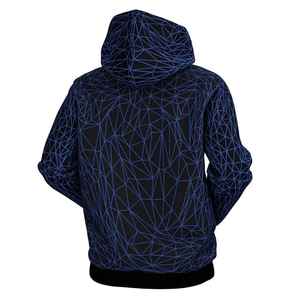 Hoodie unisexe streetwear d'hiver très populaire pour homme, avec logo de marque personnalisé brodé, en molleton épais 100 % coton, coupe oversize - Product Image 6