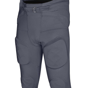 Mens Black <b>Padded</b> American Football Pants Athletic Fit Breathable Practice Game Performance Sportswear Adult Wear high - Product Image 4