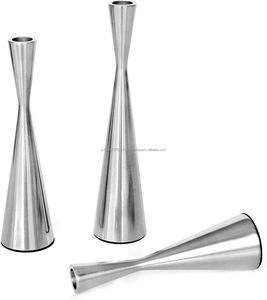 Porte-bougies détachables en métal doré vintage de haute qualité pour Noël, mariages, décoration intérieure et cadeaux de fête - Product Image 2