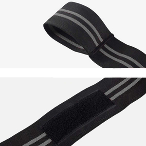 Bandes de soutien élastiques rembourrées pour le powerlifting avec logo personnalisé, sangles de soutien pour l'haltérophilie, vente en gros - Product Image 3