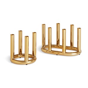 Candélabre moderne fait main multi-tubes, design géométrique minimaliste, centre de table de luxe pour hôtel, décoration de table pour mariage et fête - Product Image 1