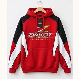 Sudadera con Capucha Deportiva 3D Navideña Roja, Verde Kelly y Blanca, Cosida a Medida por Ziakot Industry, Venta al Por Mayor Directa - Product Image 6