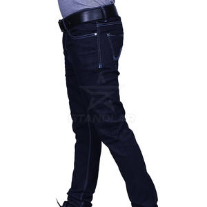 Pantalones Vaqueros para Hombre de Color Sólido, Transpirables, de la Mejor Calidad, Nueva Moda, Venta Caliente, Ropa Urbana - Product Image 2